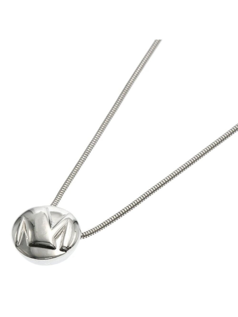 Tiffany & Co M Necklace Silver